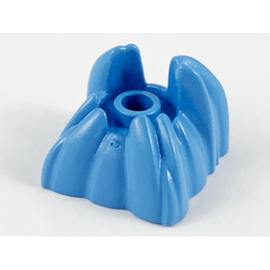 medium blue rock 2 x 2 with center stud