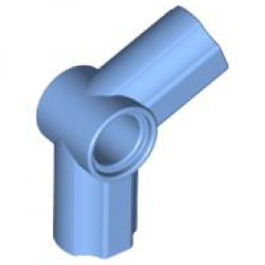 medium blue technic axle and pin connector angled 5 - 112.5 degrees