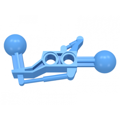 medium blue technic ball joint 2 x 7 with 2 ball joint