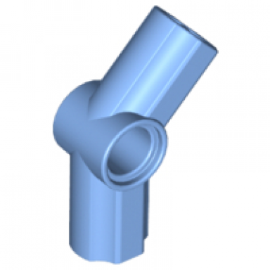 medium blue technic axle and pin connector angled 4 - 135 degrees