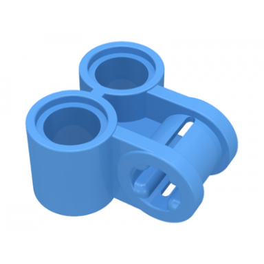 medium blue technic axle and pin connector perpendicular double