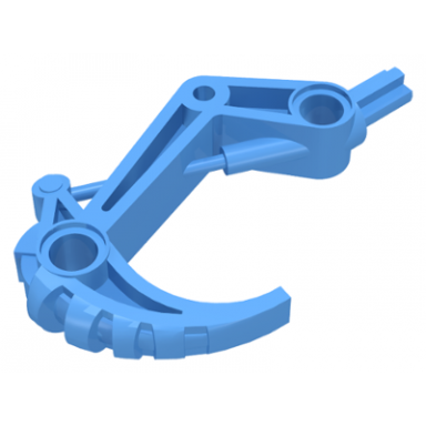 medium blue bionicle claw hook with axle