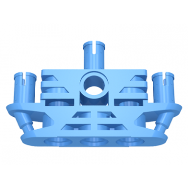 medium blue bionicle tohunga torso