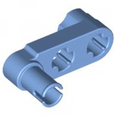 medium blue technic liftarm modified crank pin 1 x 3 - axle holes