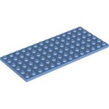 medium blue plate 6 x 14
