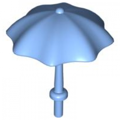medium blue duplo utensil umbrella with stop ring