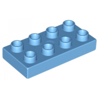 medium blue duplo plate 2 x 4 x 1 2 thick