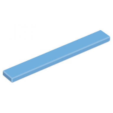 medium blue tile 1 x 8