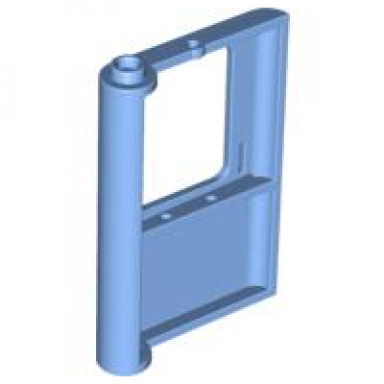 medium blue door 1 x 4 x 5 train right thin support at bottom