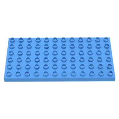 medium blue duplo plate 6 x 12