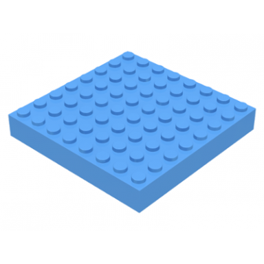 medium blue brick 8 x 8