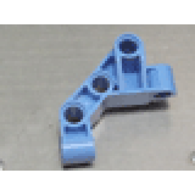 medium blue bionicle matoran back liftarm 4 x 4 x 2