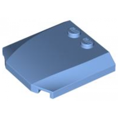 medium blue wedge 4 x 4 x 2 3 triple curved