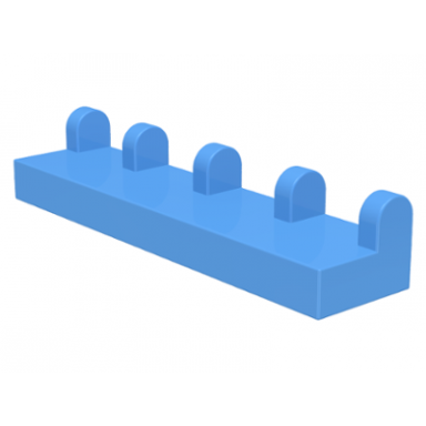 medium blue hinge tile 1 x 4