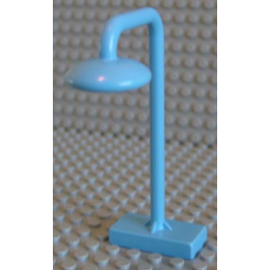 medium blue duplo furniture shower head on stand