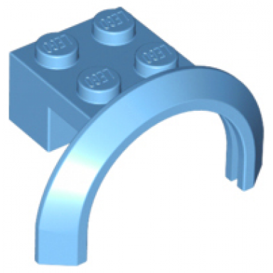 medium blue vehicle mudguard 4 x 2 1 2 x 1 2 3 with arch round
