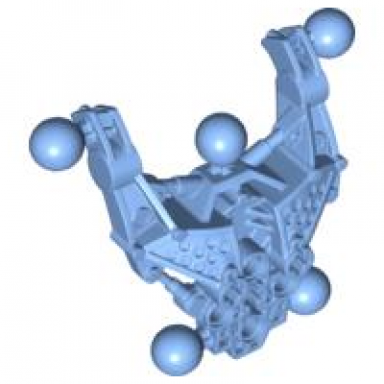 medium blue bionicle matoran torso av-matoran type 2