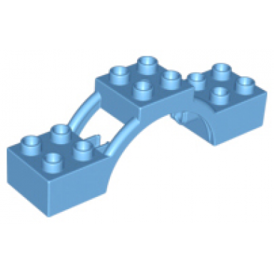 medium blue duplo arch 2 x 8 x 2 with support