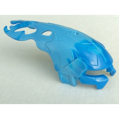 medium blue bionicle mask berix with marbled blue pattern