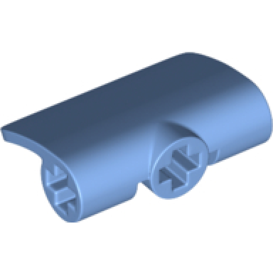 medium blue technic panel curved 2 x 3 x 1