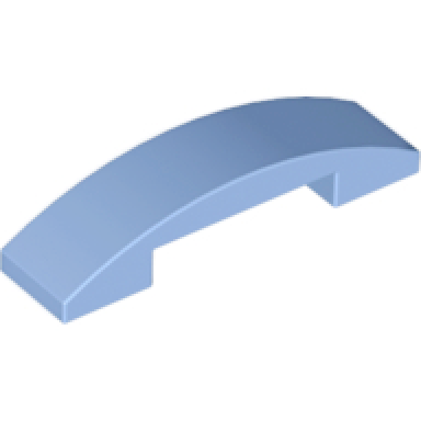 medium blue slope curved 4 x 1 x 2 3 double
