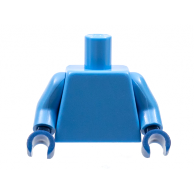 medium blue torso plain medium blue arms dark blue hands