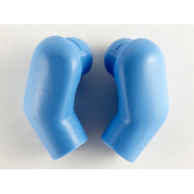 medium blue arm matching left and right pair