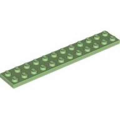 medium green plate 2 x 12