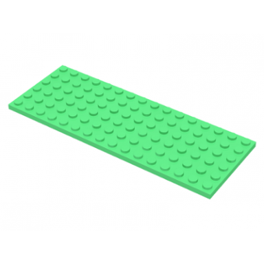 medium green plate 6 x 16