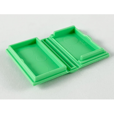 medium green minifigure utensil book 2 x 3