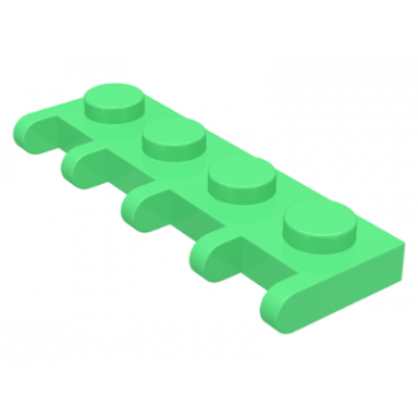 medium green hinge plate 1 x 4