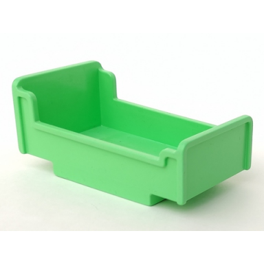 medium green duplo furniture bed 3 x 5 x 1 2 3