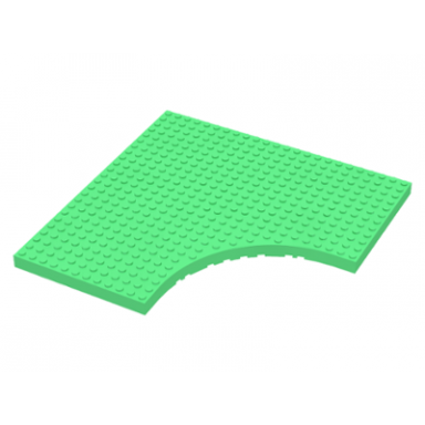 medium green brick modified 24 x 24 without 12 x 12 quarter circle