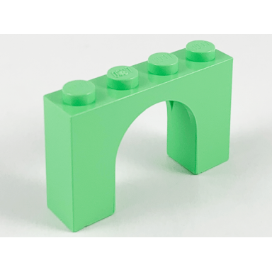 medium green arch 1 x 4 x 2