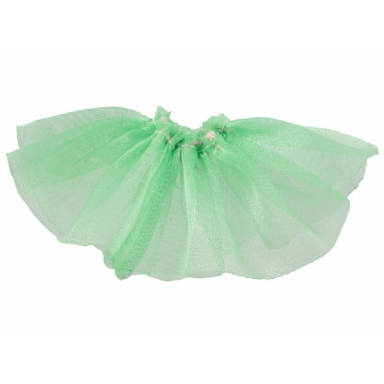 medium green belville clothes skirt short sheer - 3cm length
