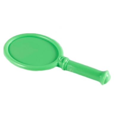 medium green scala utensil hand mirror