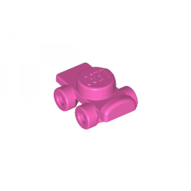 dark pink minifigure footgear roller skate