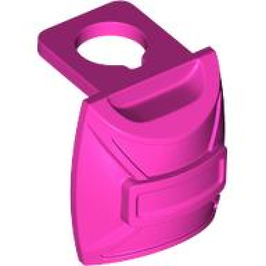 dark pink minifigure backpack thin parachute container
