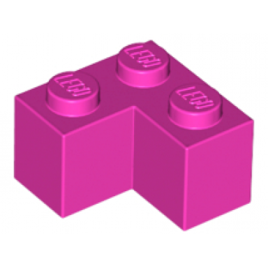 dark pink brick 2 x 2 corner