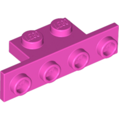 dark pink bracket 1 x 2 - 1 x 4