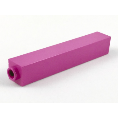 dark pink brick 1 x 1 x 5 - hollow stud