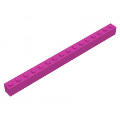 dark pink brick 1 x 16