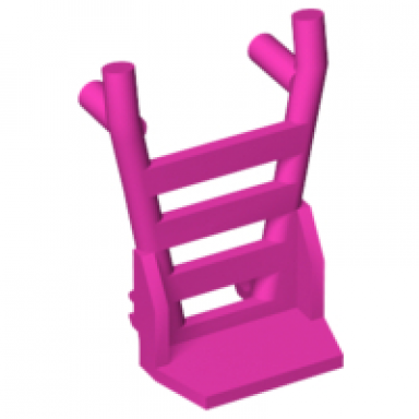 dark pink minifigure utensil hand truck frame