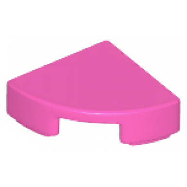 dark pink tile round 1 x 1 quarter