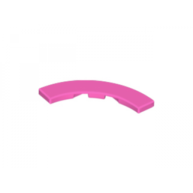dark pink tile round corner 4 x 4 macaroni