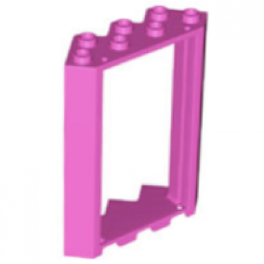 dark pink door frame 4 x 4 x 6 corner