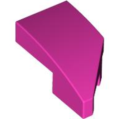 dark pink wedge 2 x 1 x 2 3 left