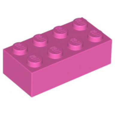 dark pink brick 2 x 4