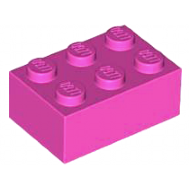 dark pink brick 2 x 3