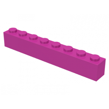dark pink brick 1 x 8